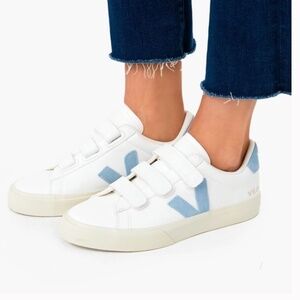VEJA EXTRA WHITE STEEL RECIFE LOGO SNEAKERS